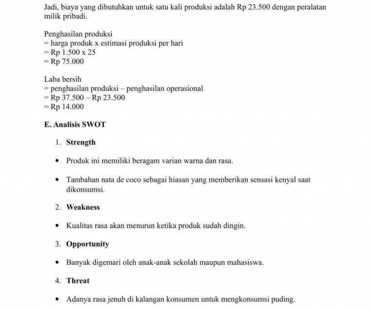 6 Contoh Proposal Usaha Makanan Dan Manfaatnya The Cronut Project 